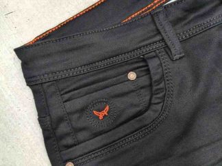 Kingfisher Premium Slim-Fit Black Diamond Jeans for Men³