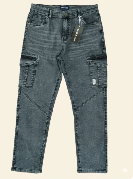 Denim Cargo Black Ash
